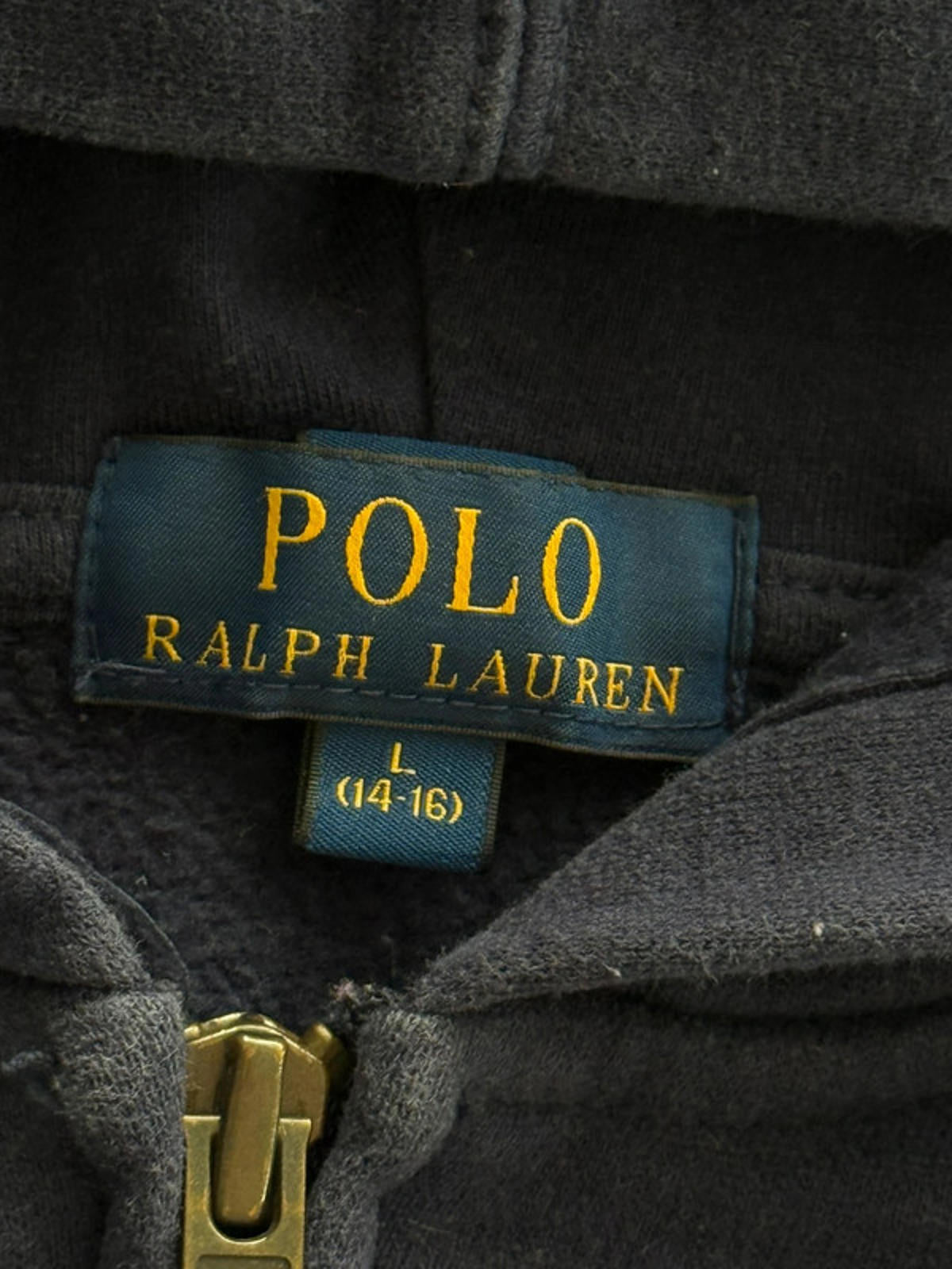 Polo Ralph Lauren navy zip-up hoodie