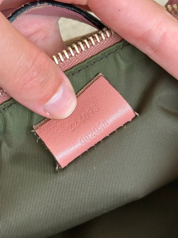 gucci gg canvas pochette shoulder bag