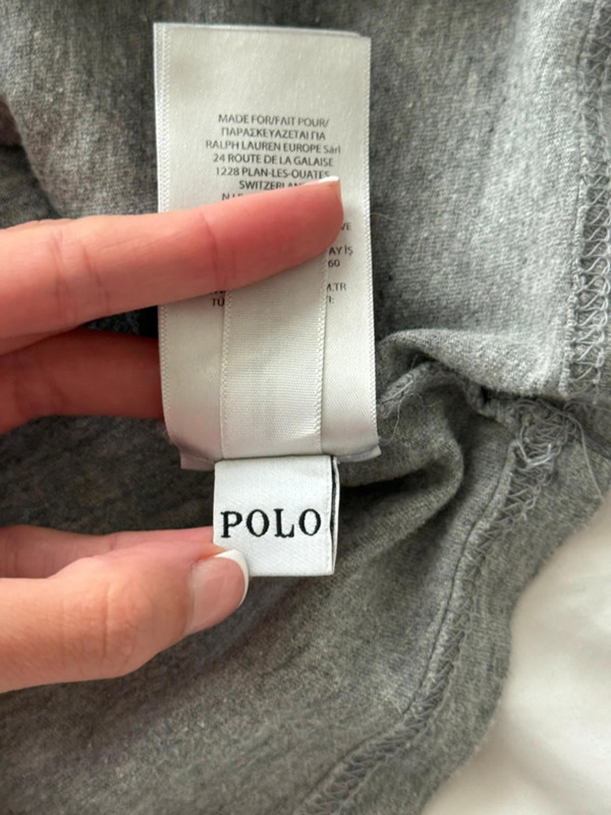 Ralph Lauren Grey USA Flag Tee