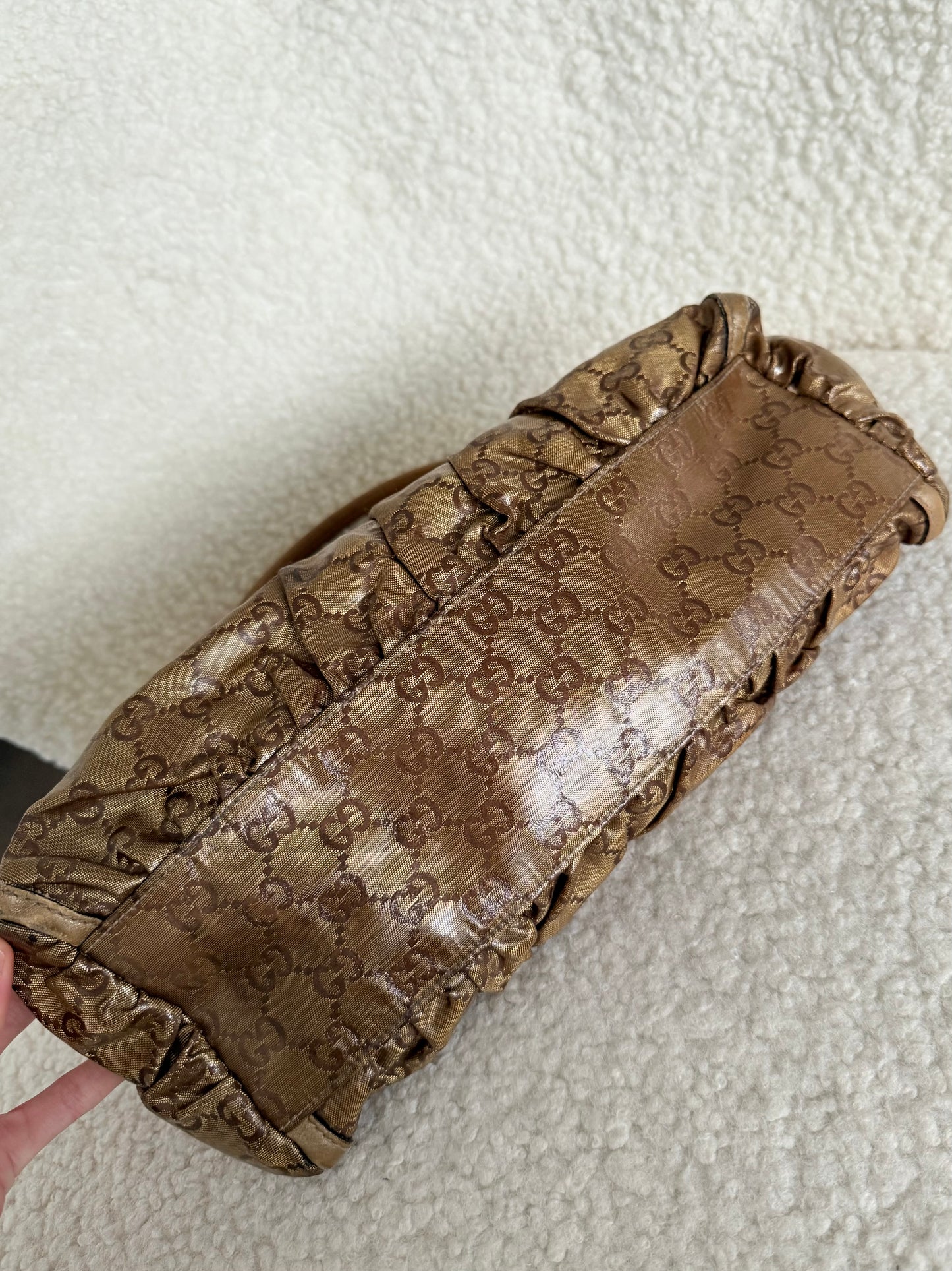 Gucci Monogram D Ring Shoulder Bag
