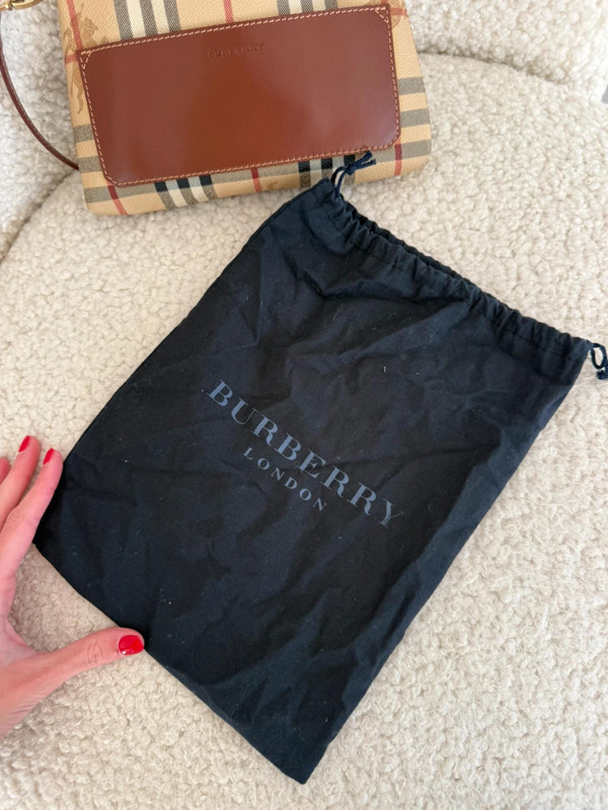 Burberry London Check small shoulder bag