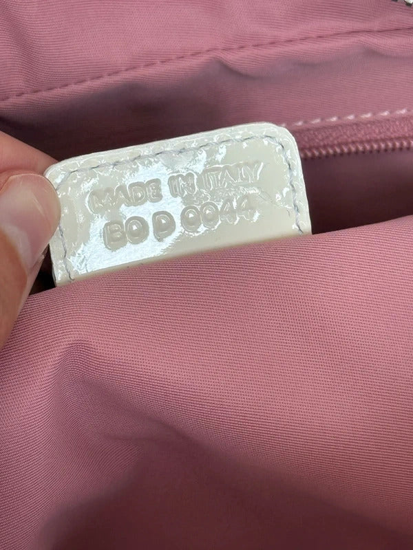dior pink trotter no.1 shoulder bag