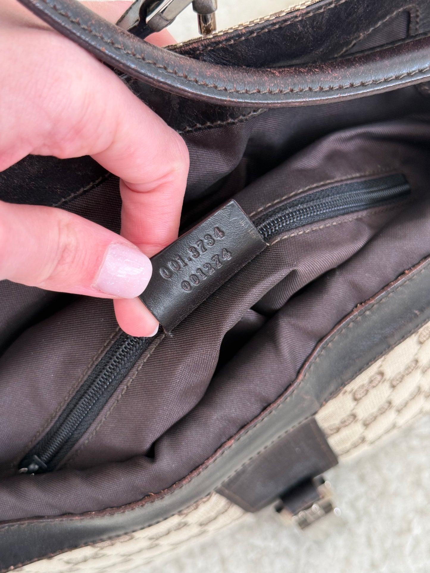 Gucci Jackie GG Canvas Shoulder Bag