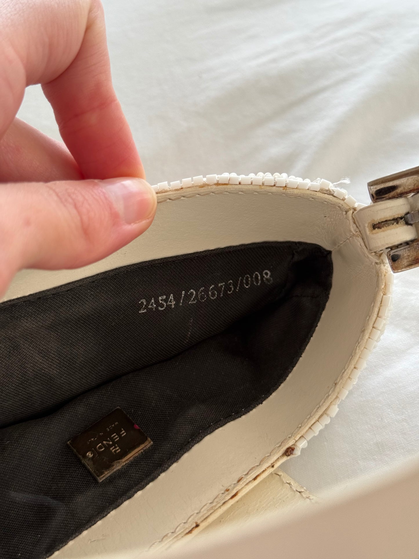 Fendi sequin Mini Crossiant bag