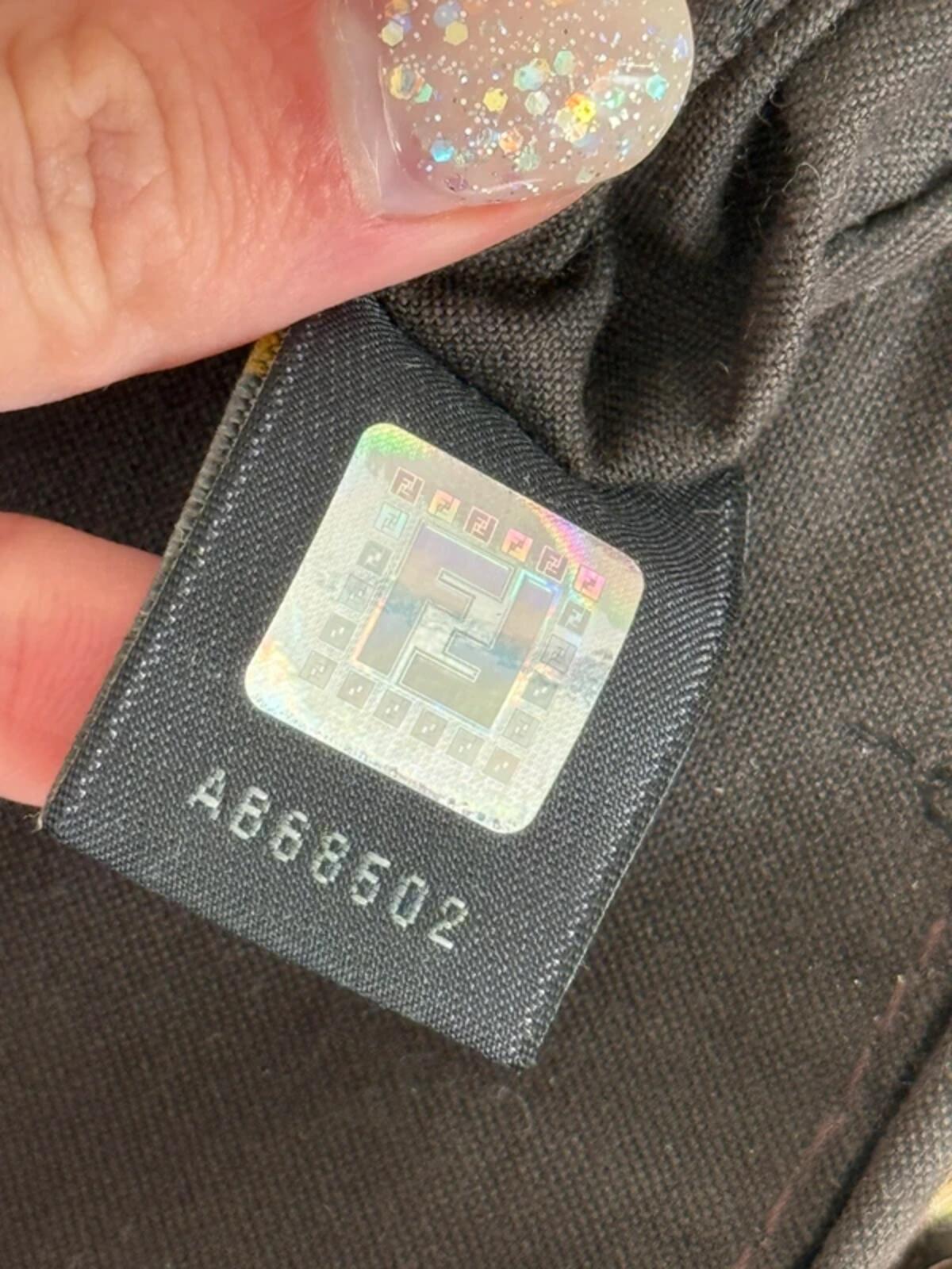 fendi zucchino croissant hobo shoulder bag