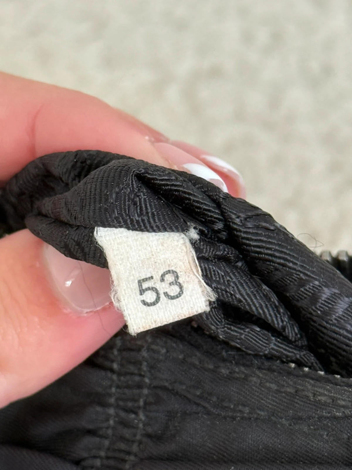 Prada Tessuto Ruched Nylon Mini Shoulder Bag