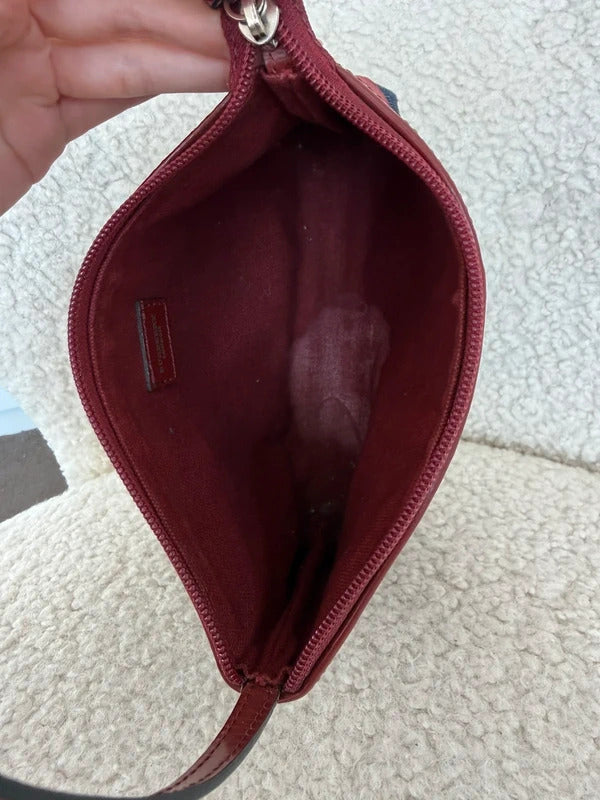Burberry Union Jack Denim Pochette Shoulder Bag