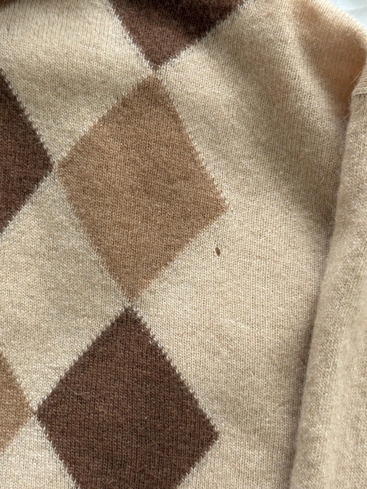 Burberrys argyle checkered jumper