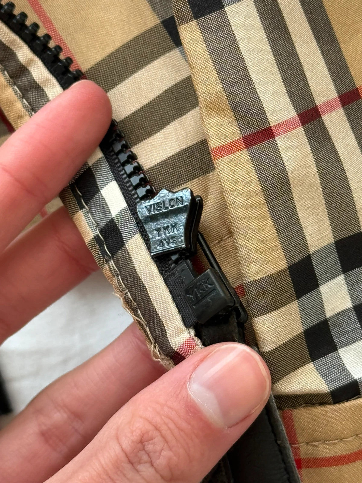 Women’s Burberry windbreaker