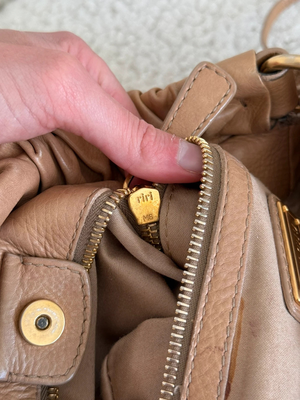 Miu Miu Vitello Handbag
