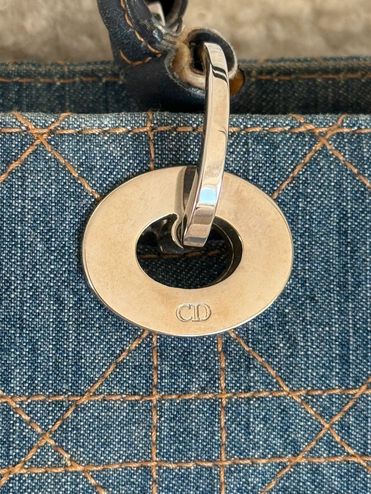 Denim Christian Dior bag