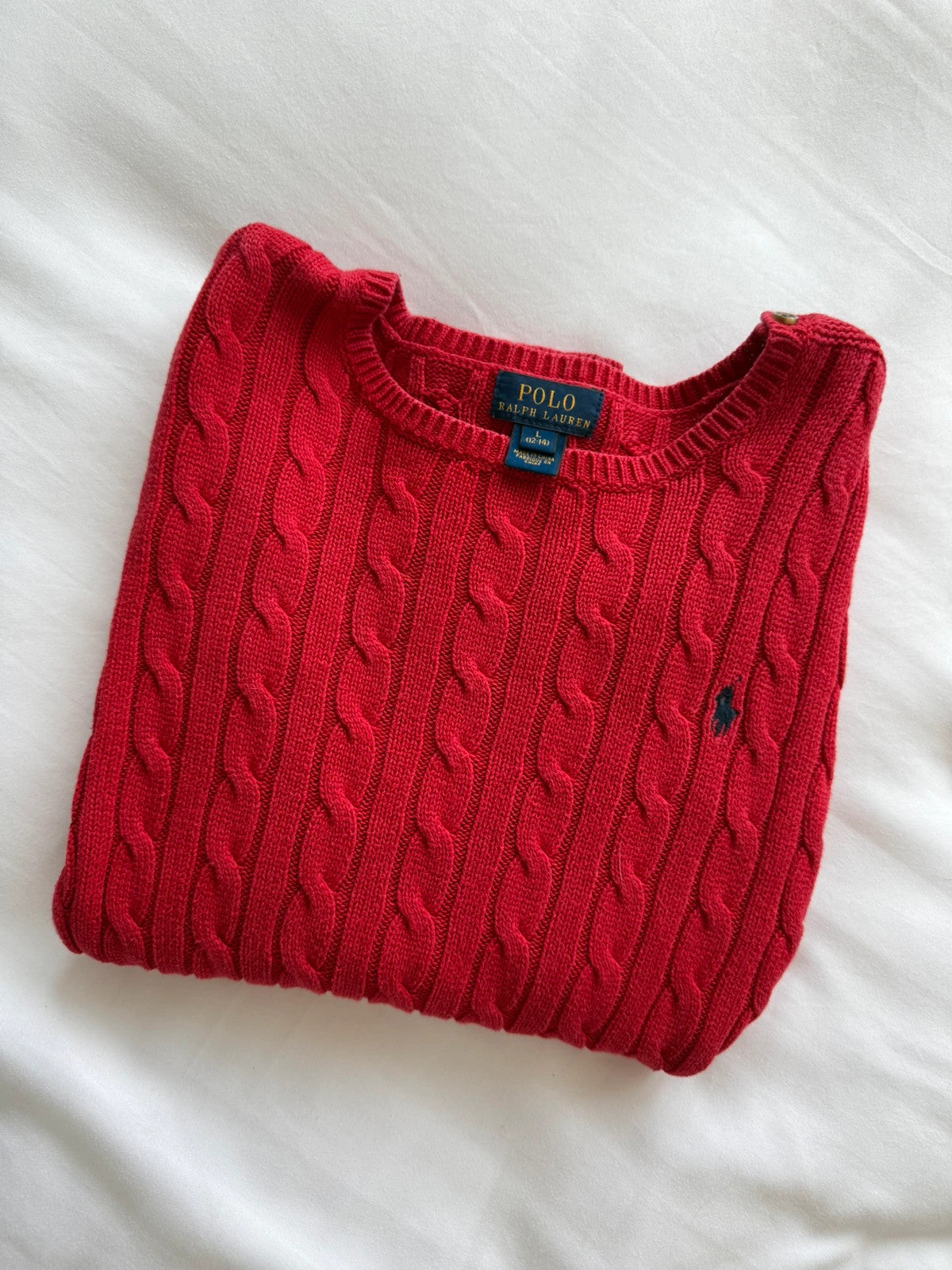 Cable knitted jumper