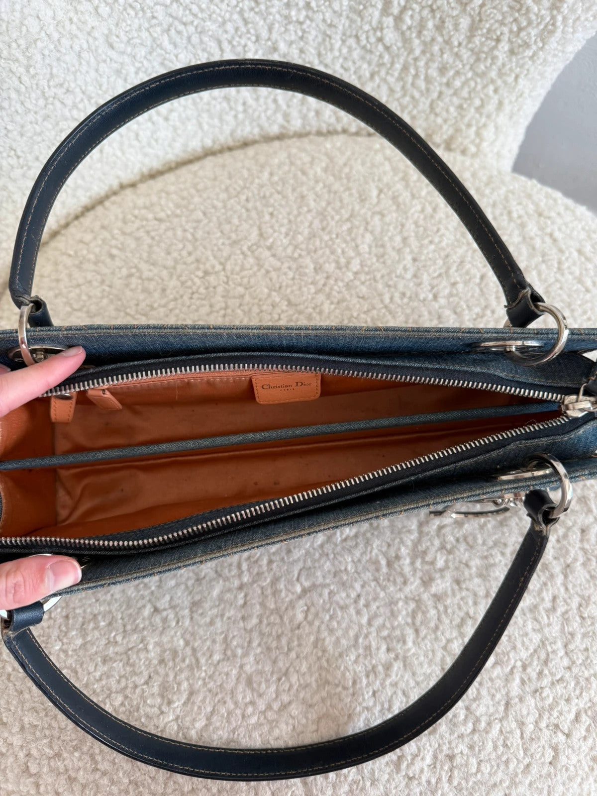 Denim Christian Dior bag