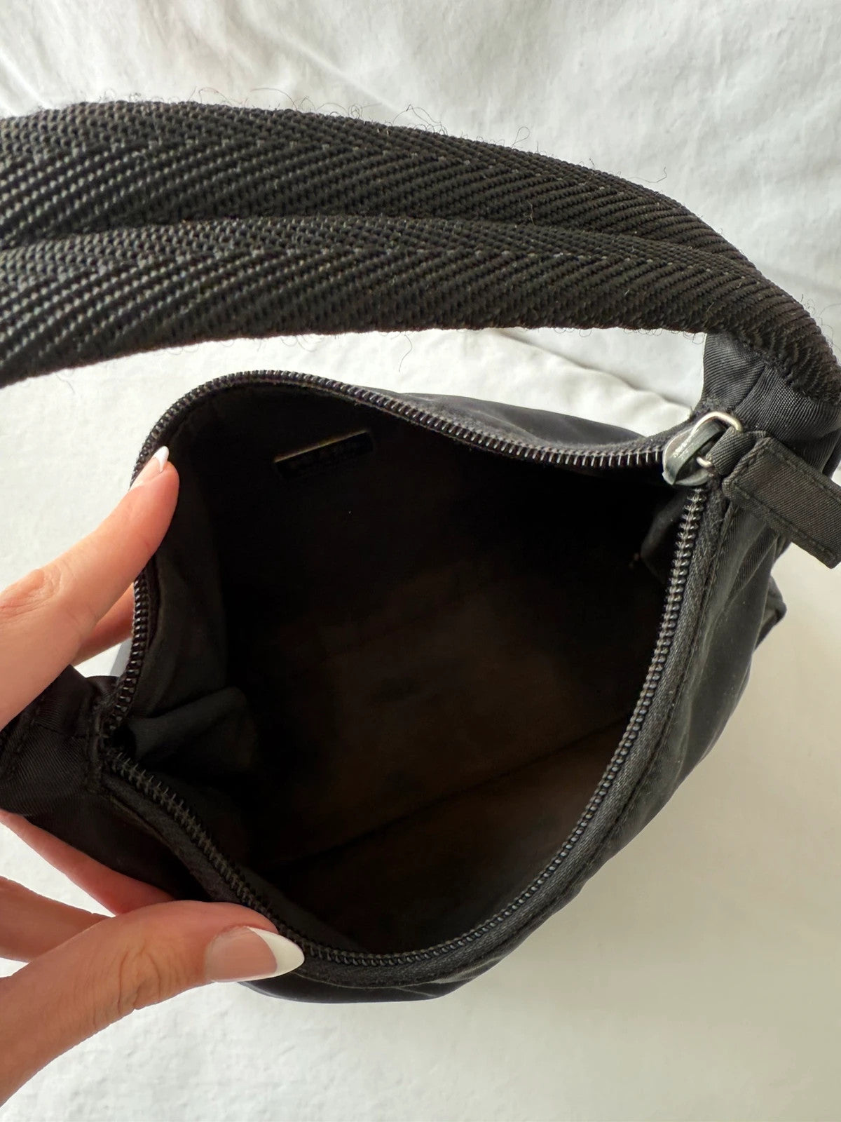 Prada Tessuto Handbag – Black