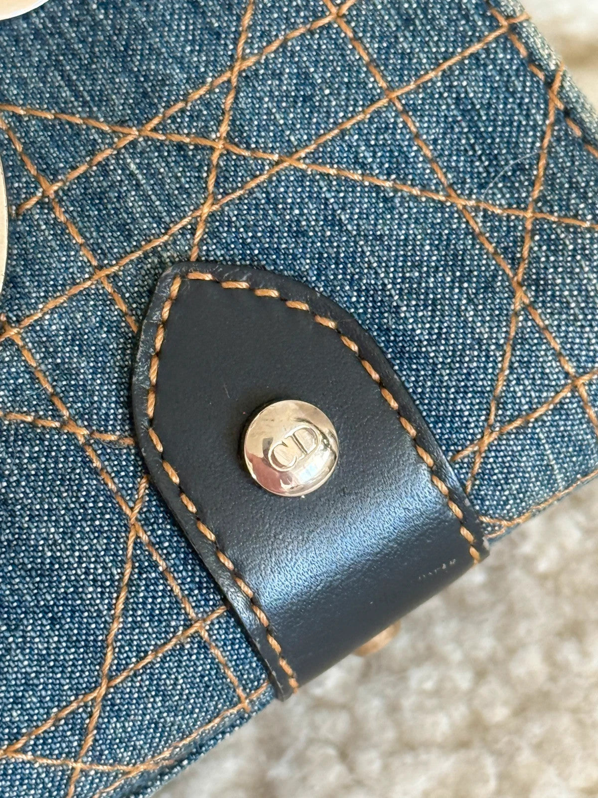 Denim Christian Dior bag