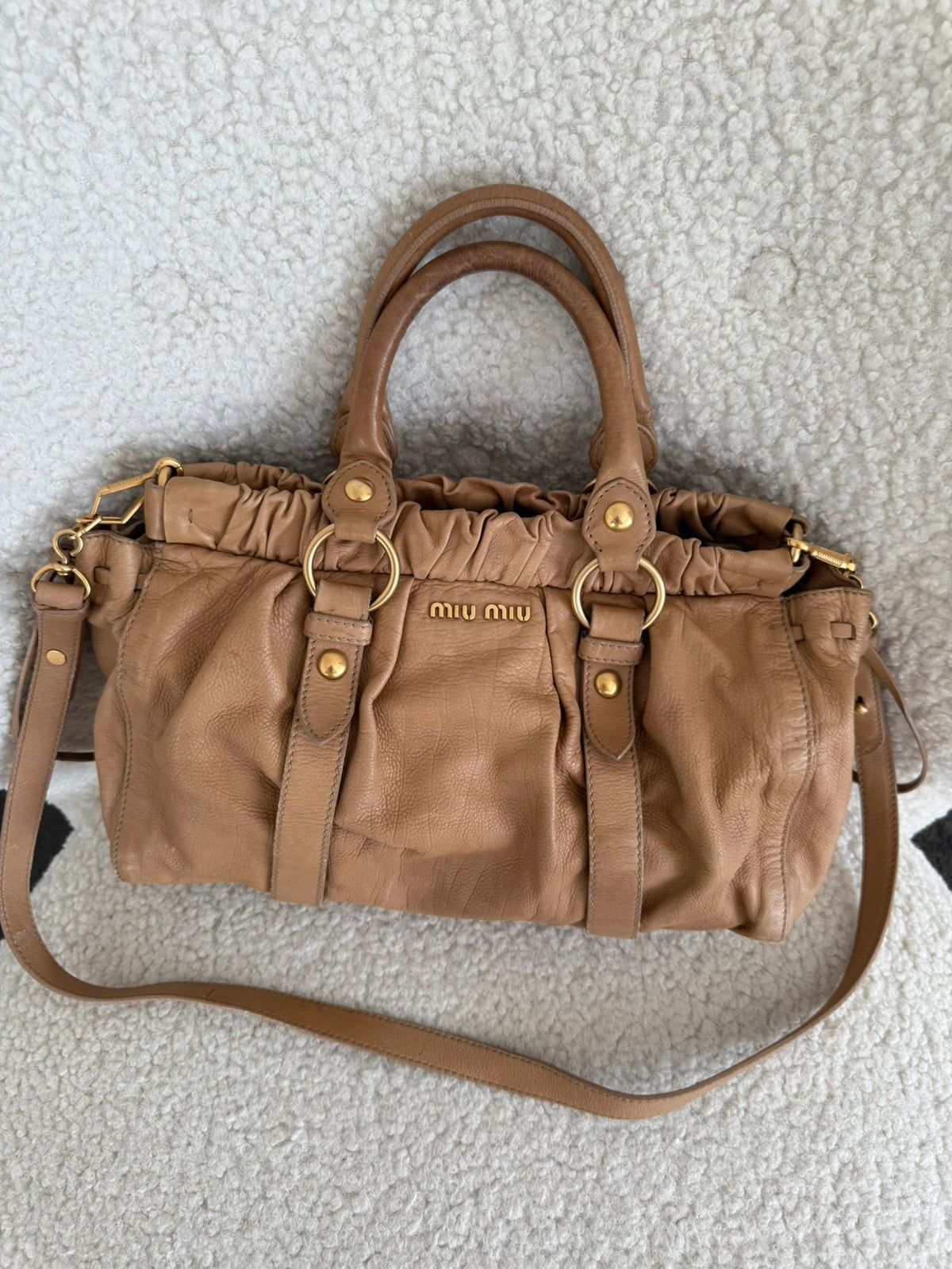 Miu Miu Vitello Handbag