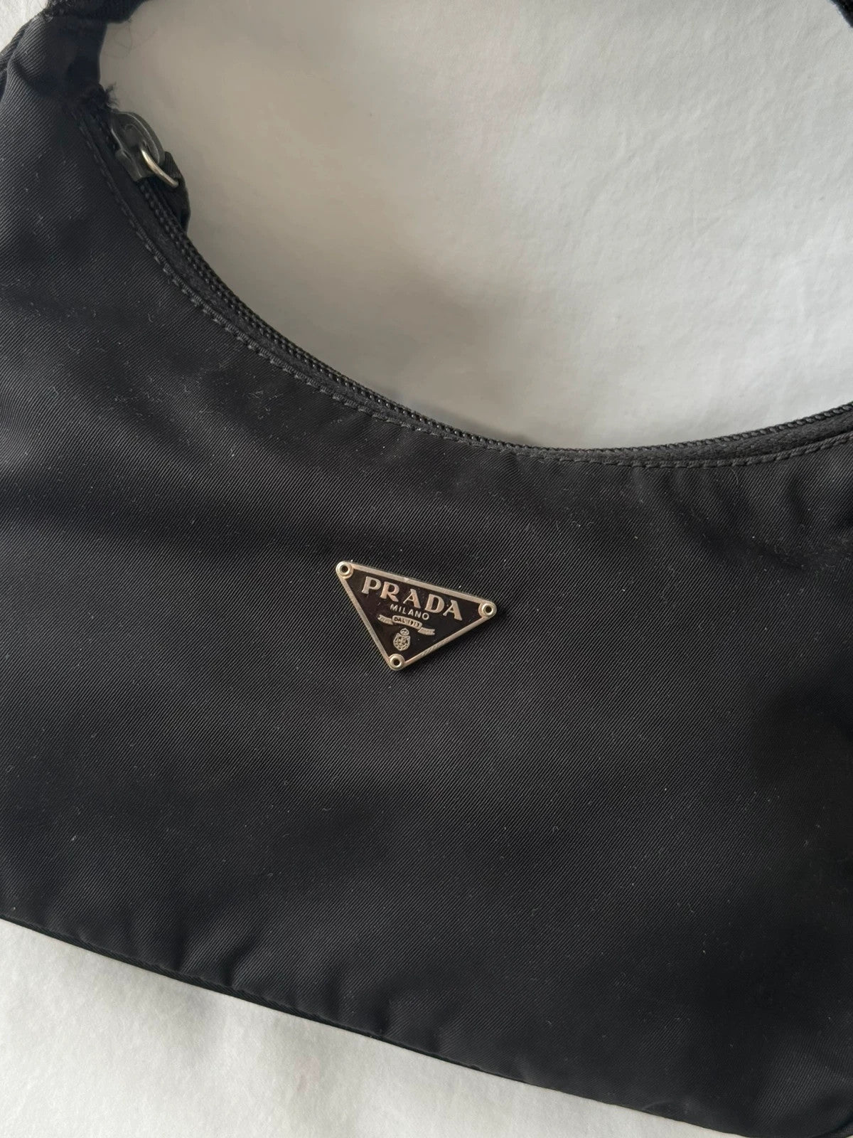 Prada Tessuto Handbag – Black