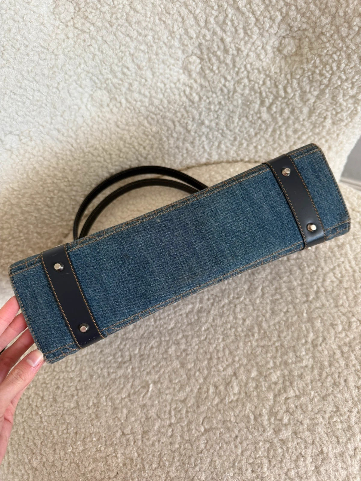 Denim Christian Dior bag