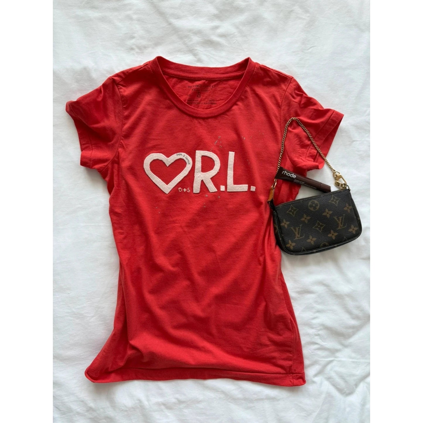Ralph Lauren RL love heart T-shirt