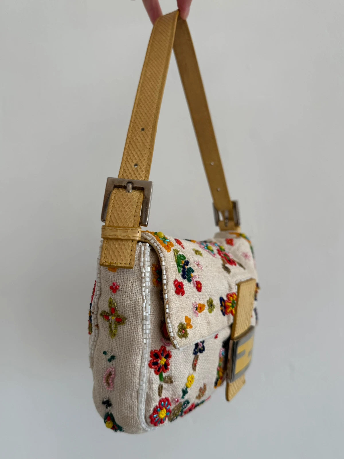 Beaded fendi baguette