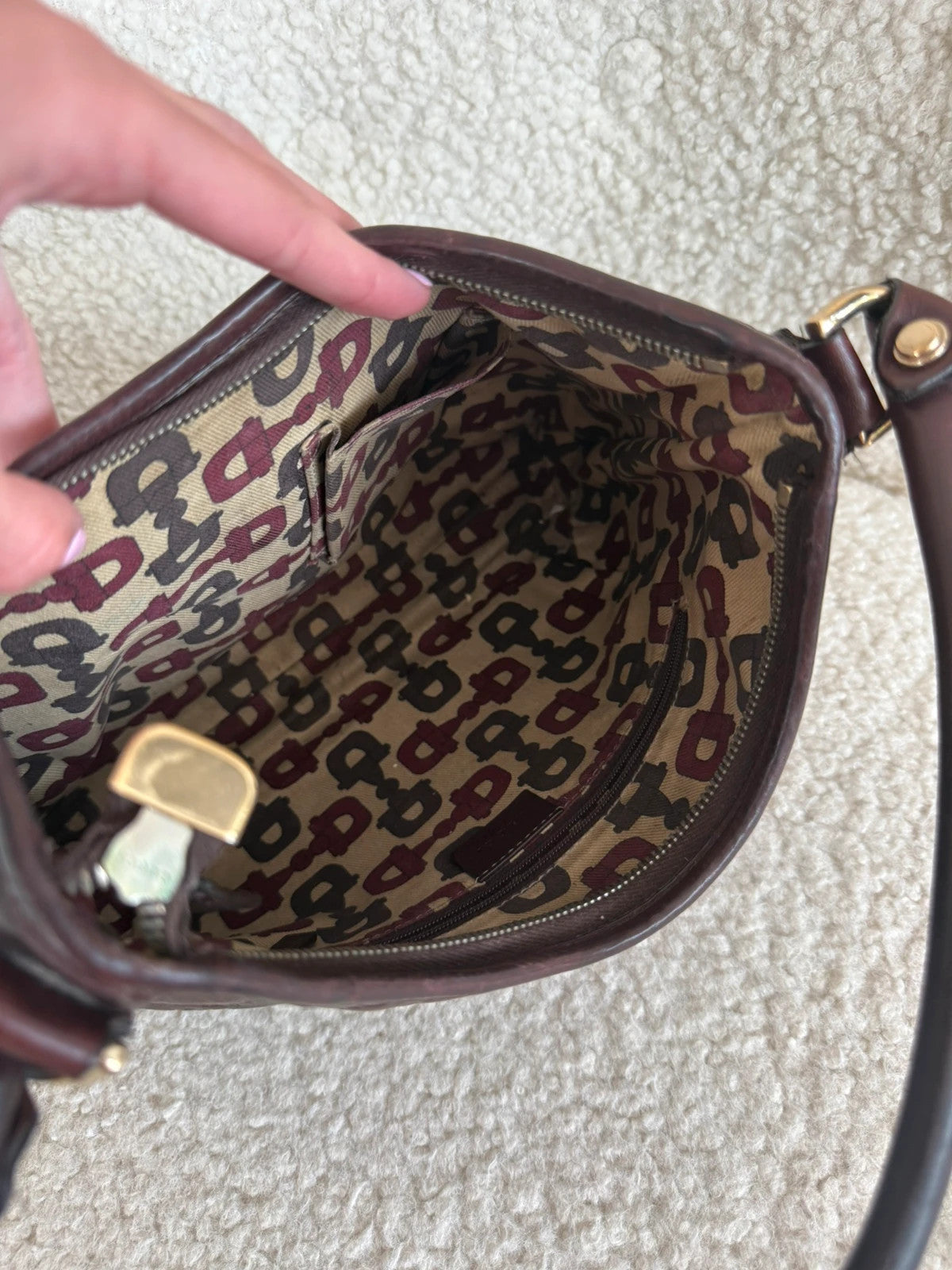 Gucci Abbey D-Ring Shoulder Bag – Brown Guccissima Leather