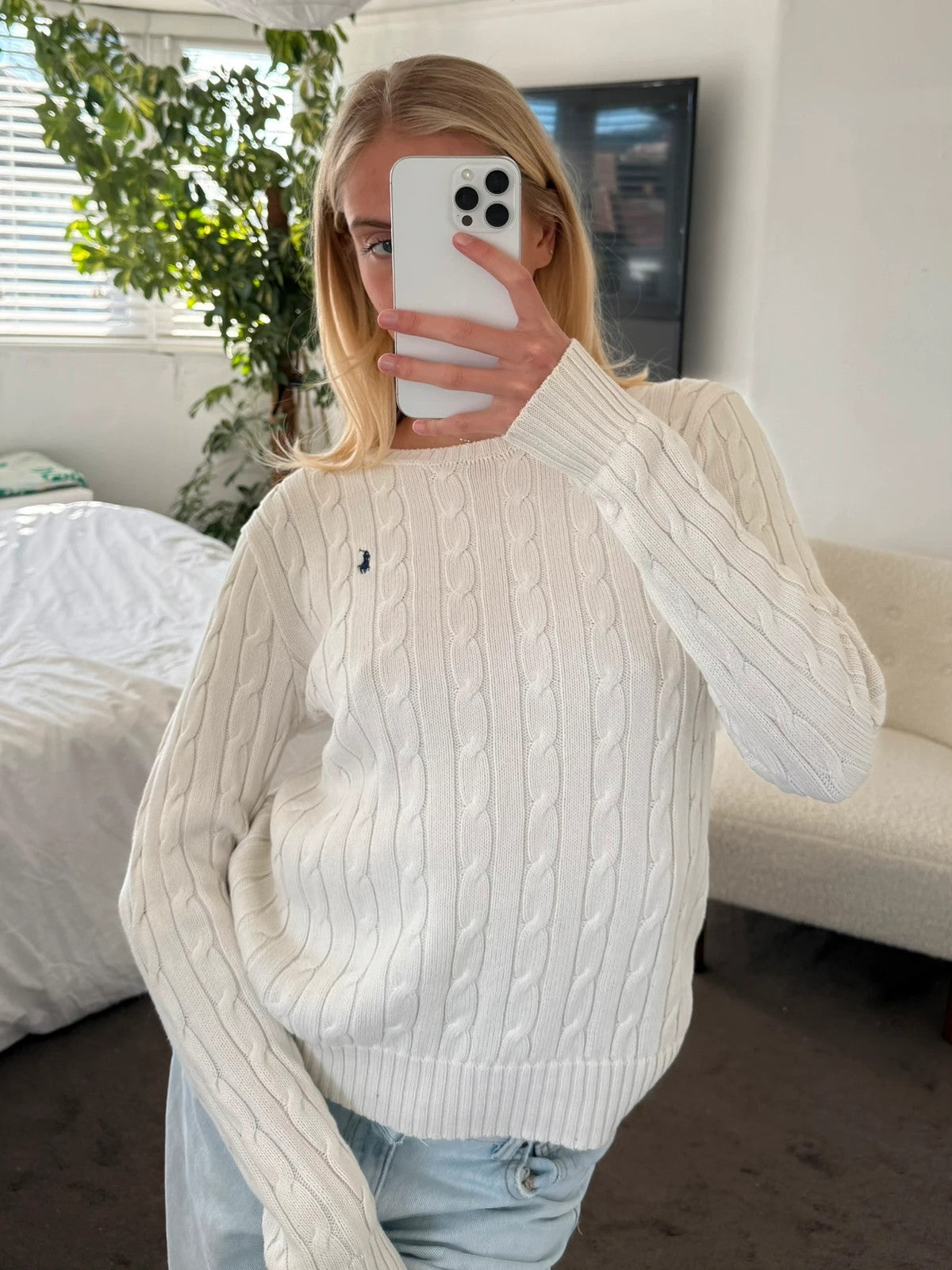 Ralph Lauren cable knitted jumper