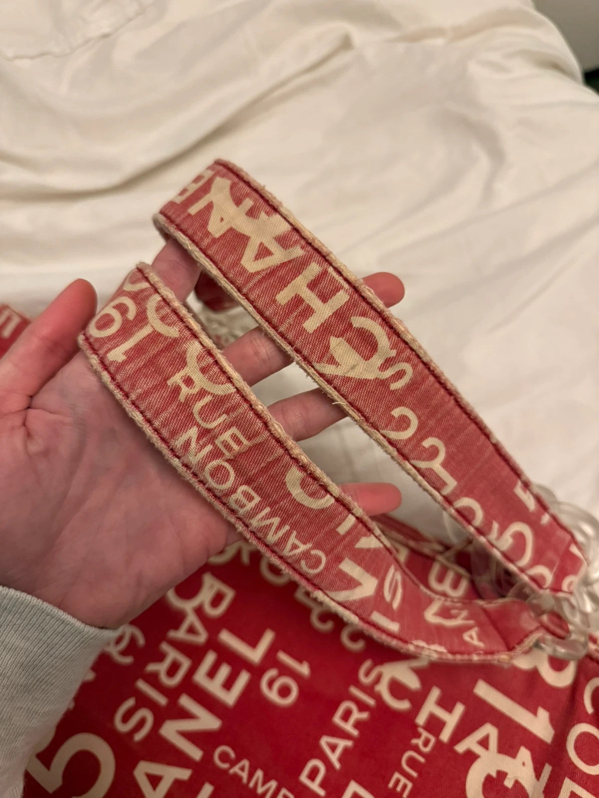 Vintage Chanel beach bag