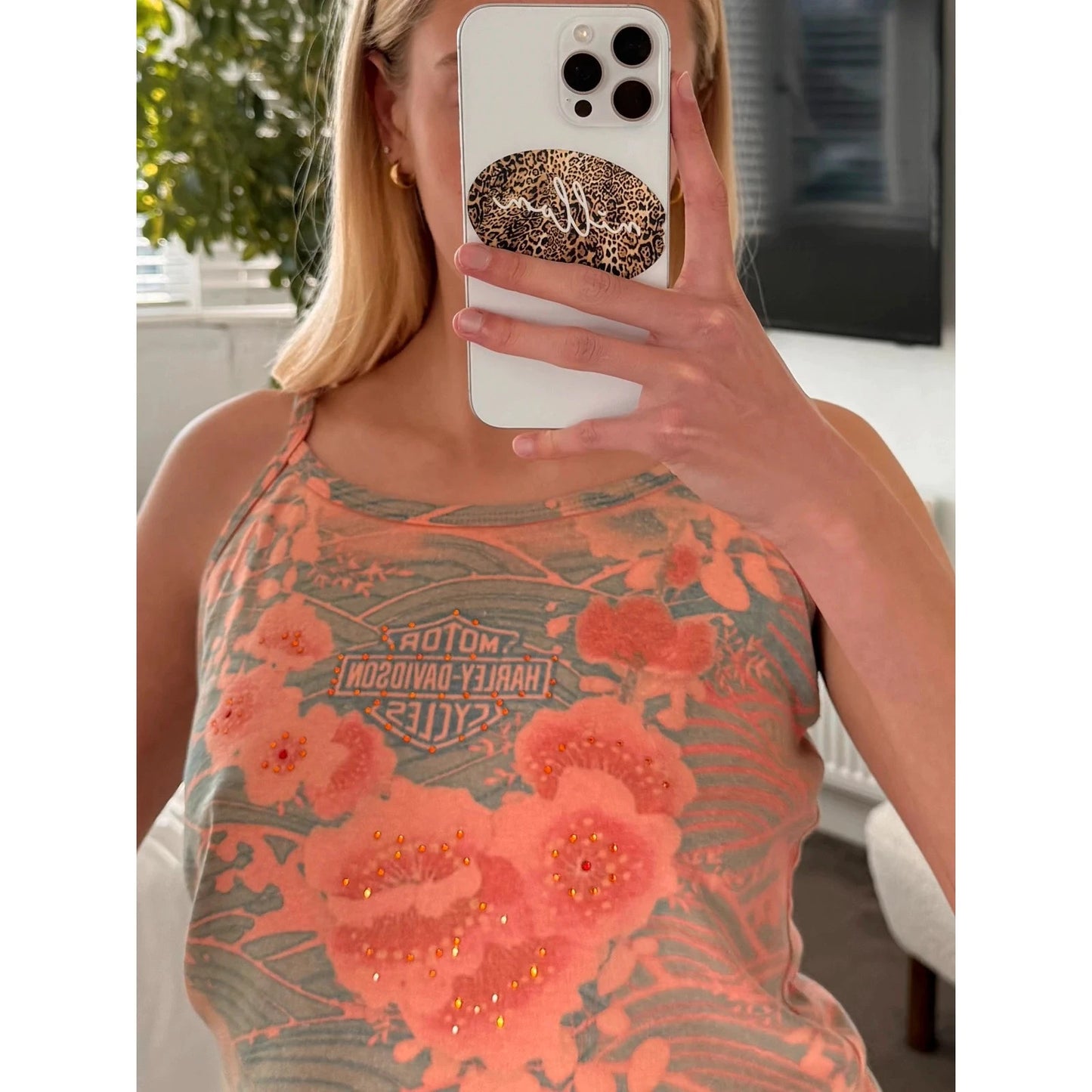 Hawaiian Harley Davidson vest