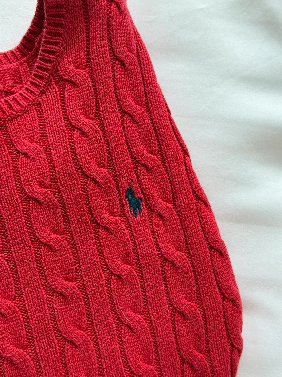 Cable knitted jumper