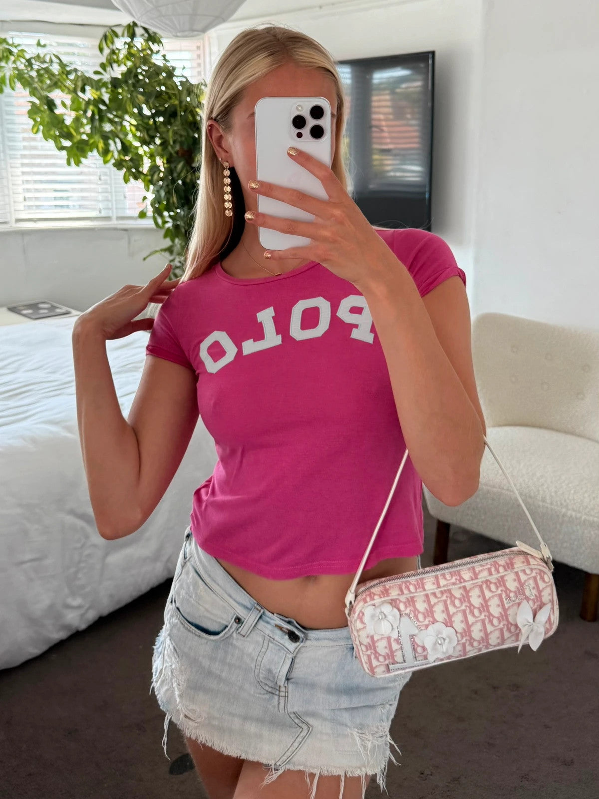 Polo crop top