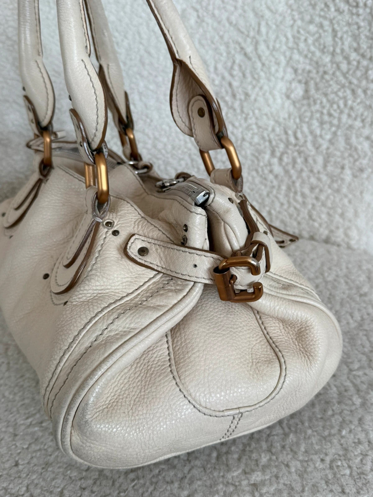Chloé Paddington Bag in cream