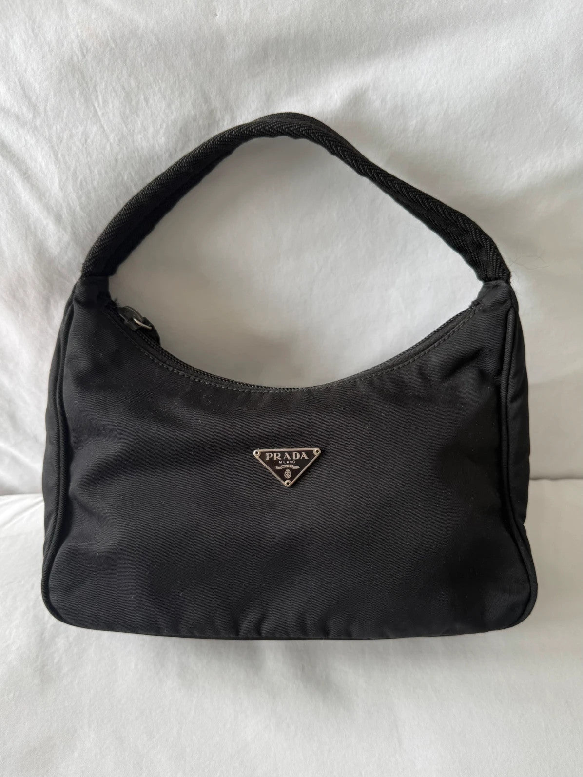 Prada Tessuto Handbag – Black