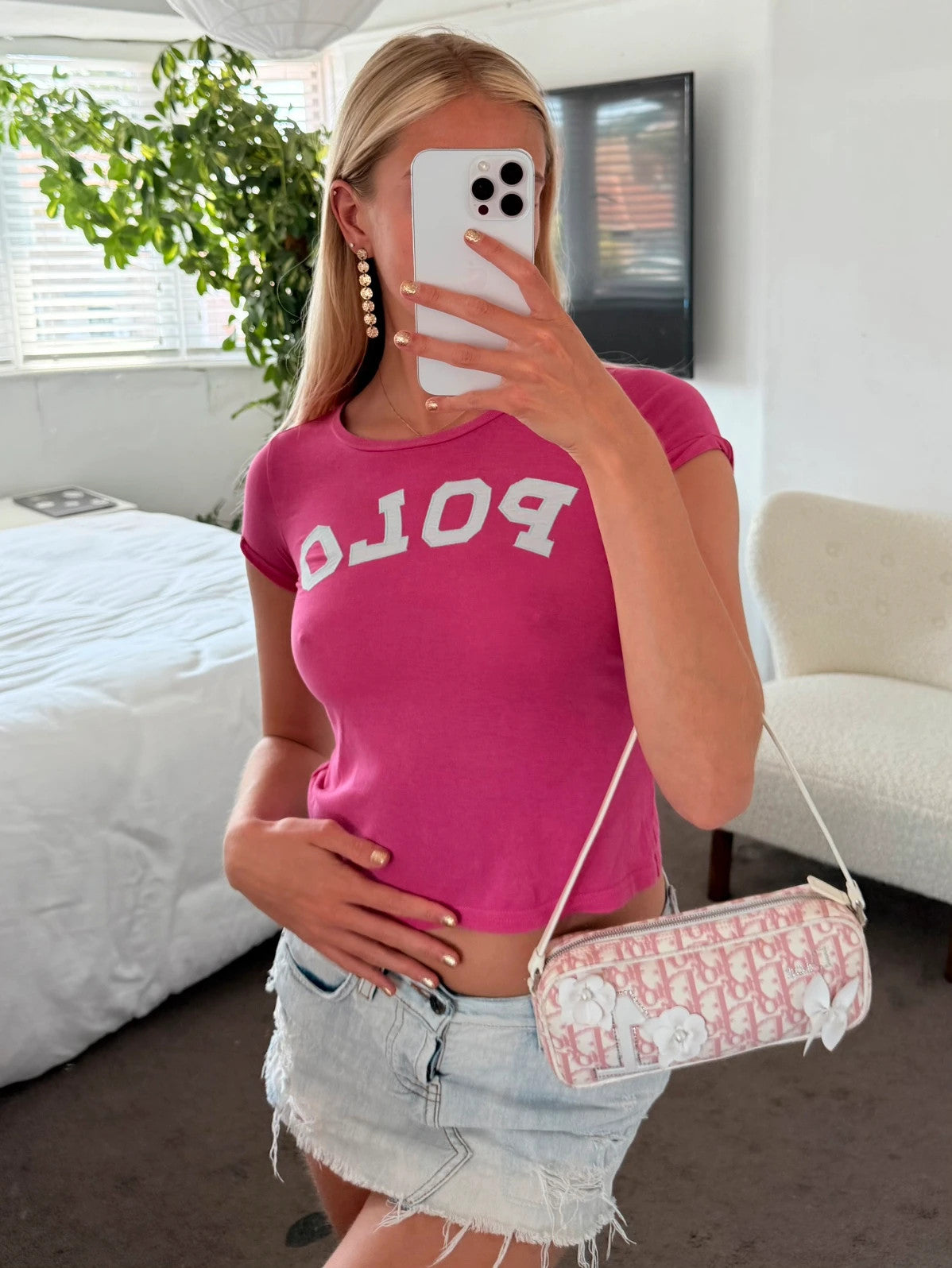 Polo crop top