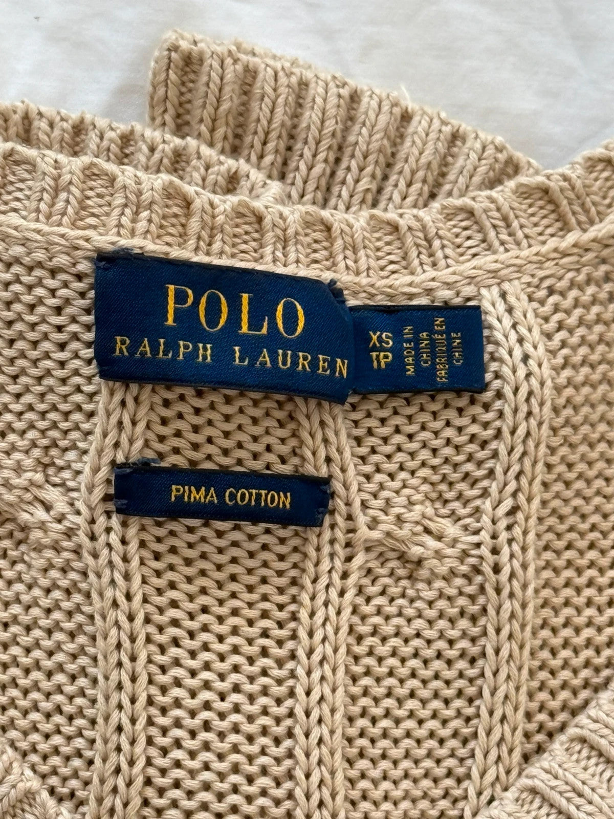 Pima cotton v-neck