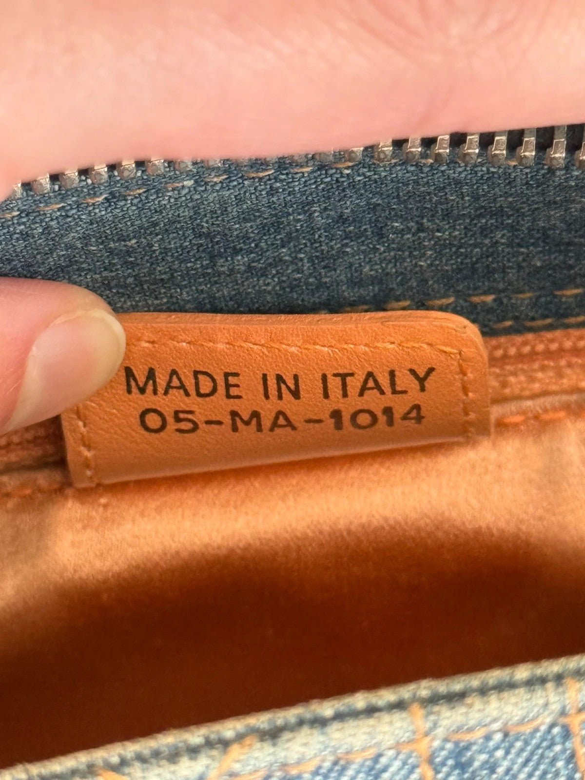 Denim Christian Dior bag