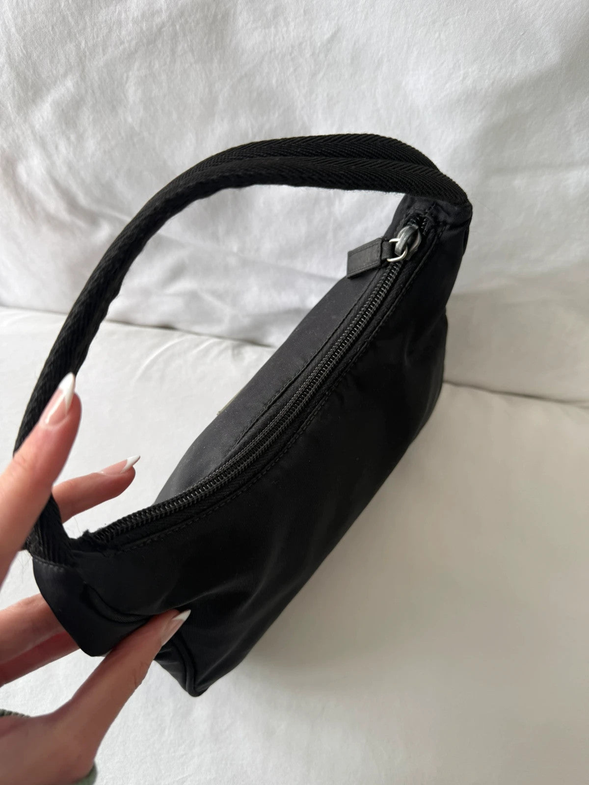 Prada Tessuto Handbag – Black