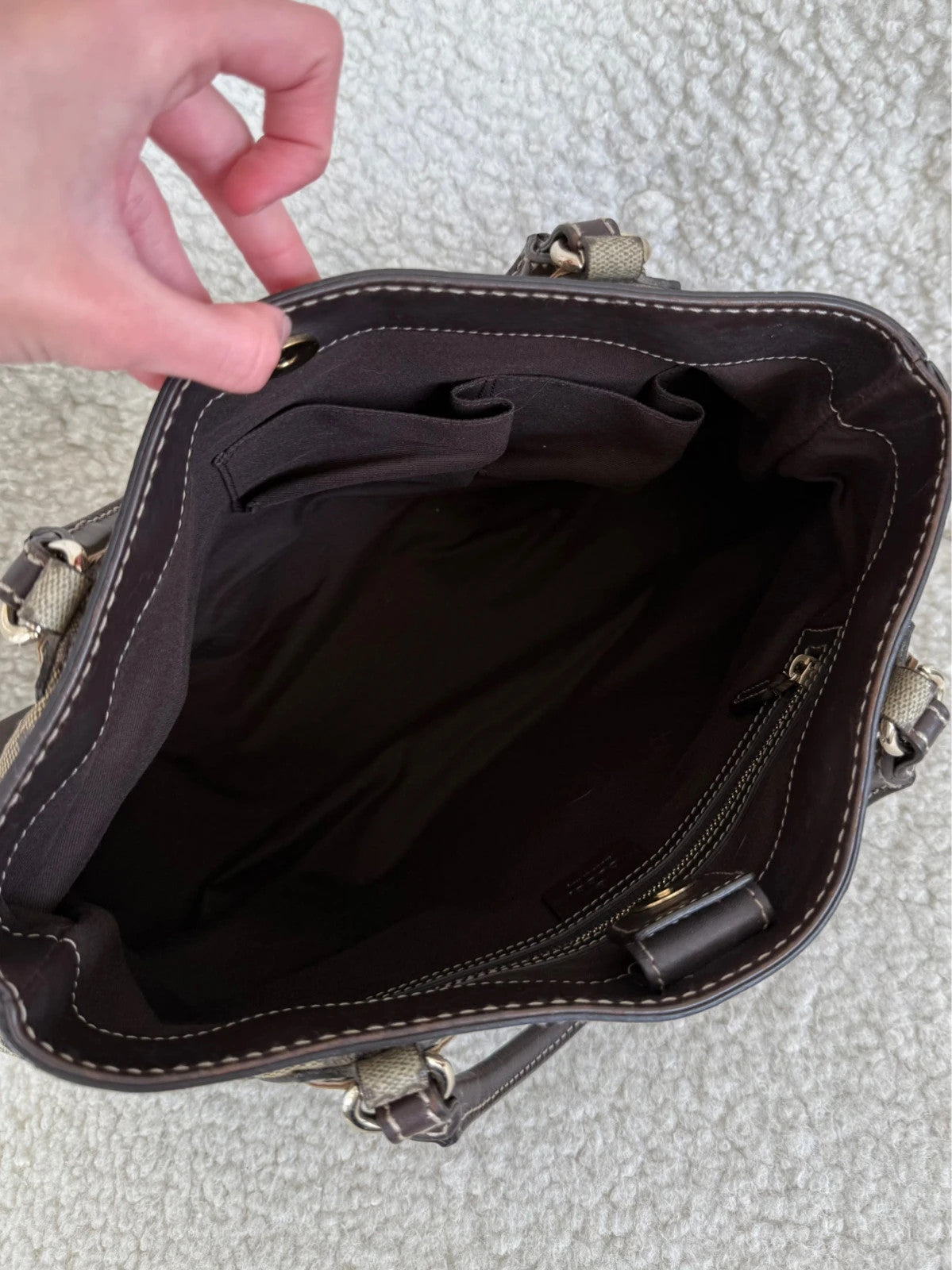 Gucci GG Crystal Handbag Brown