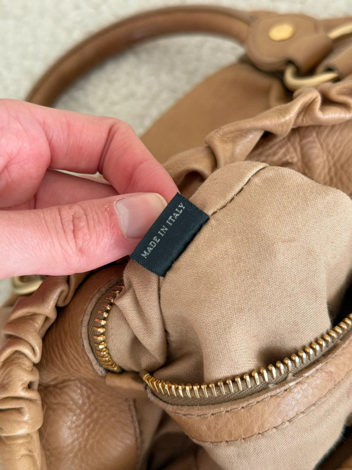 Miu Miu Vitello Handbag