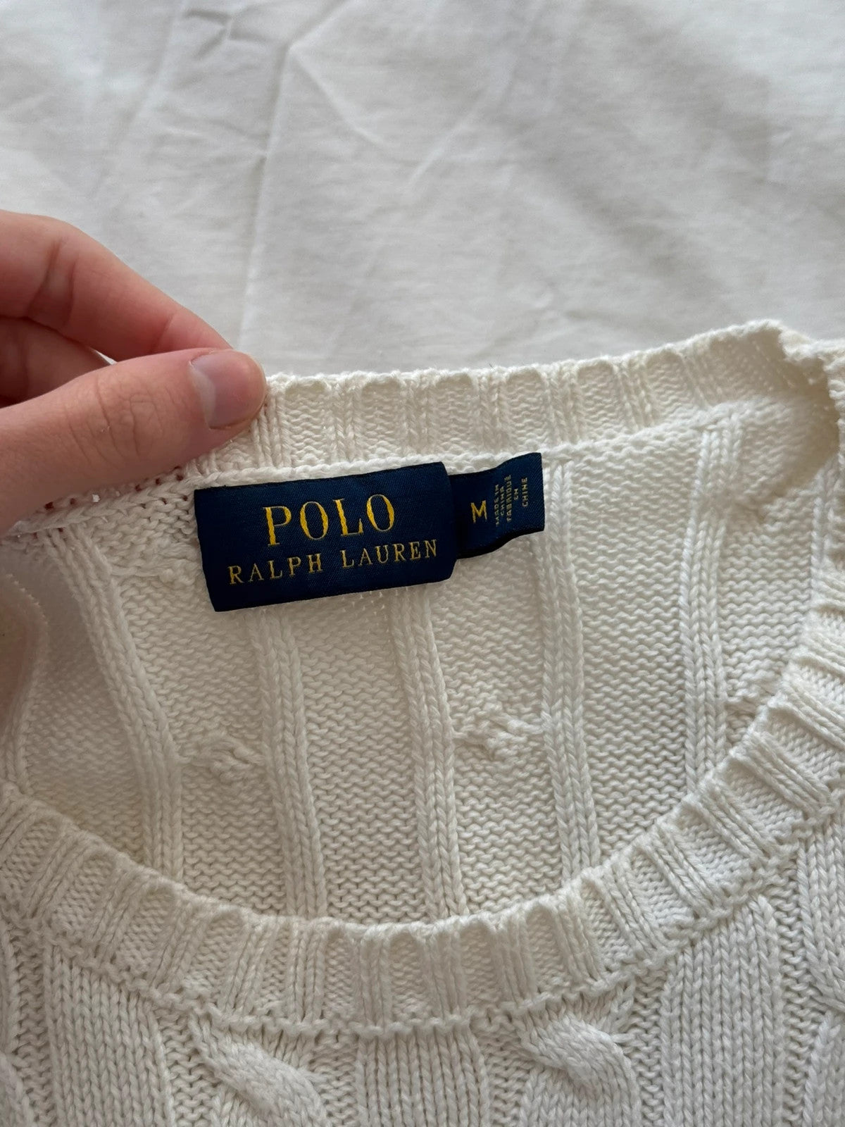 Ralph Lauren cable knitted jumper