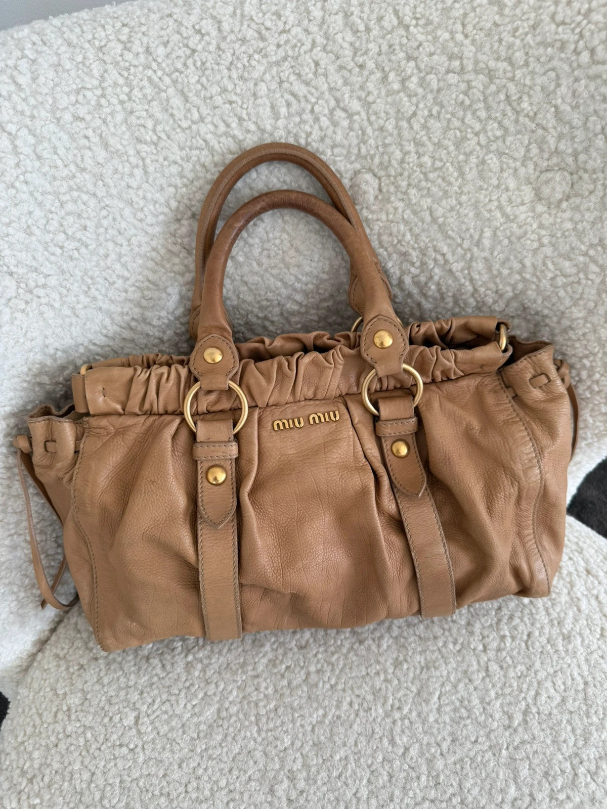 Miu Miu Vitello Handbag