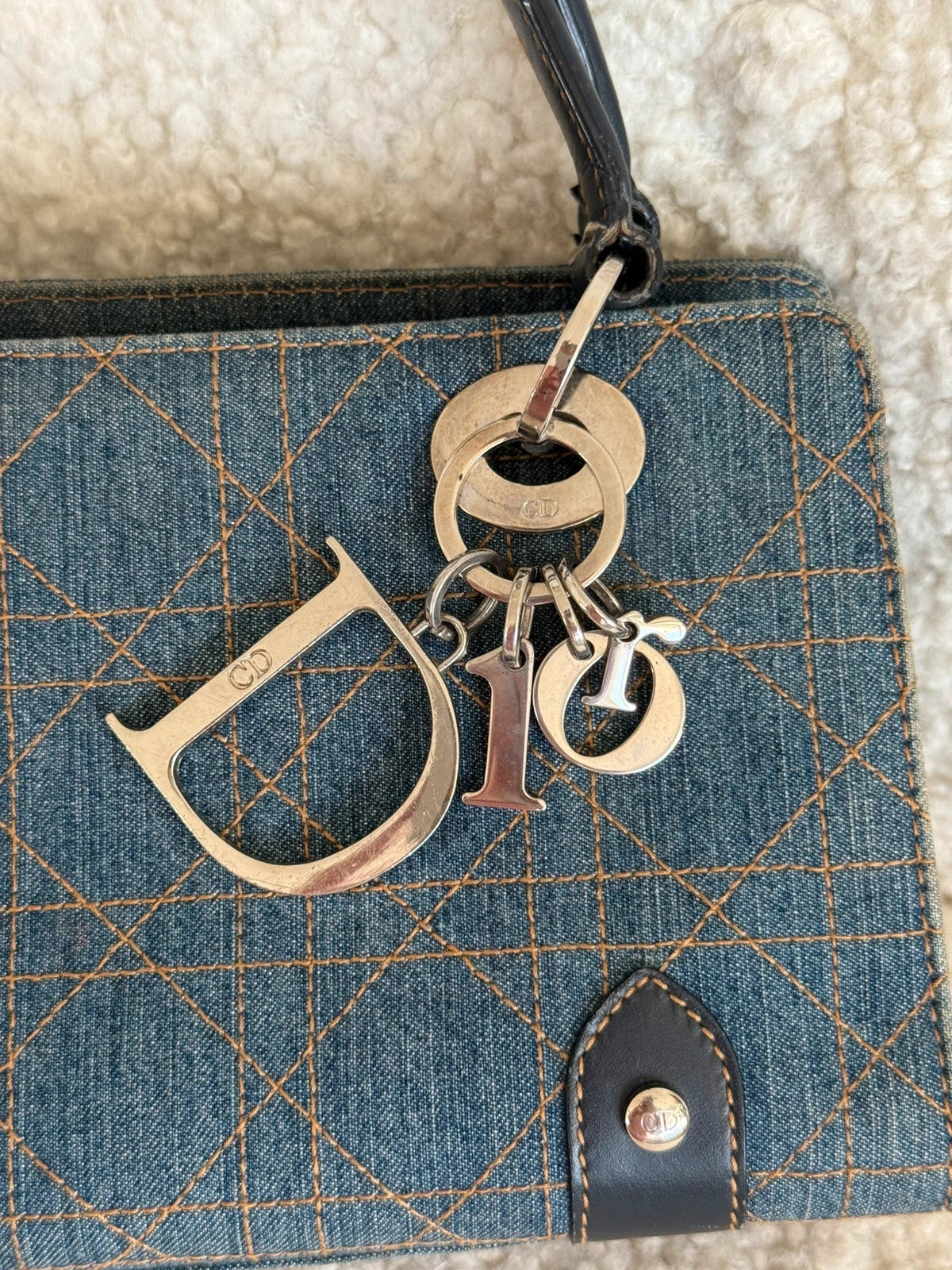 Denim Christian Dior bag