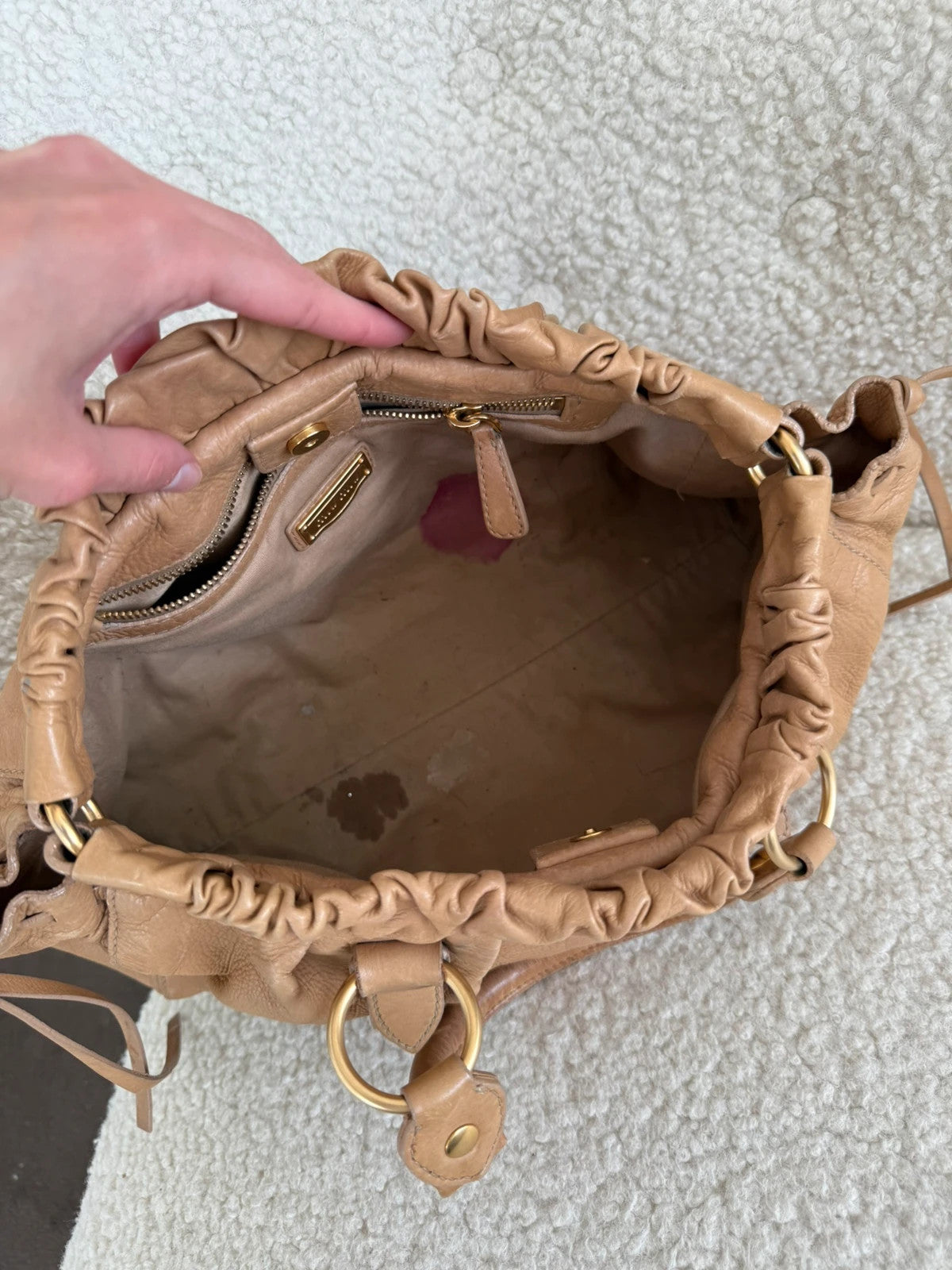 Miu Miu Vitello Handbag