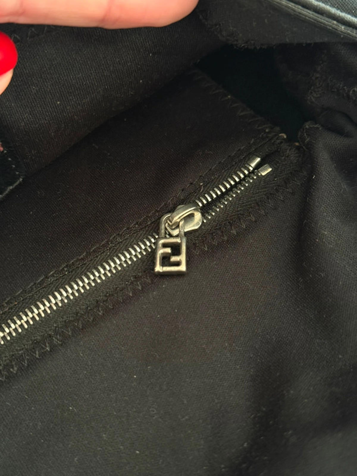 Fendi Baguette Black Shoulder Bag