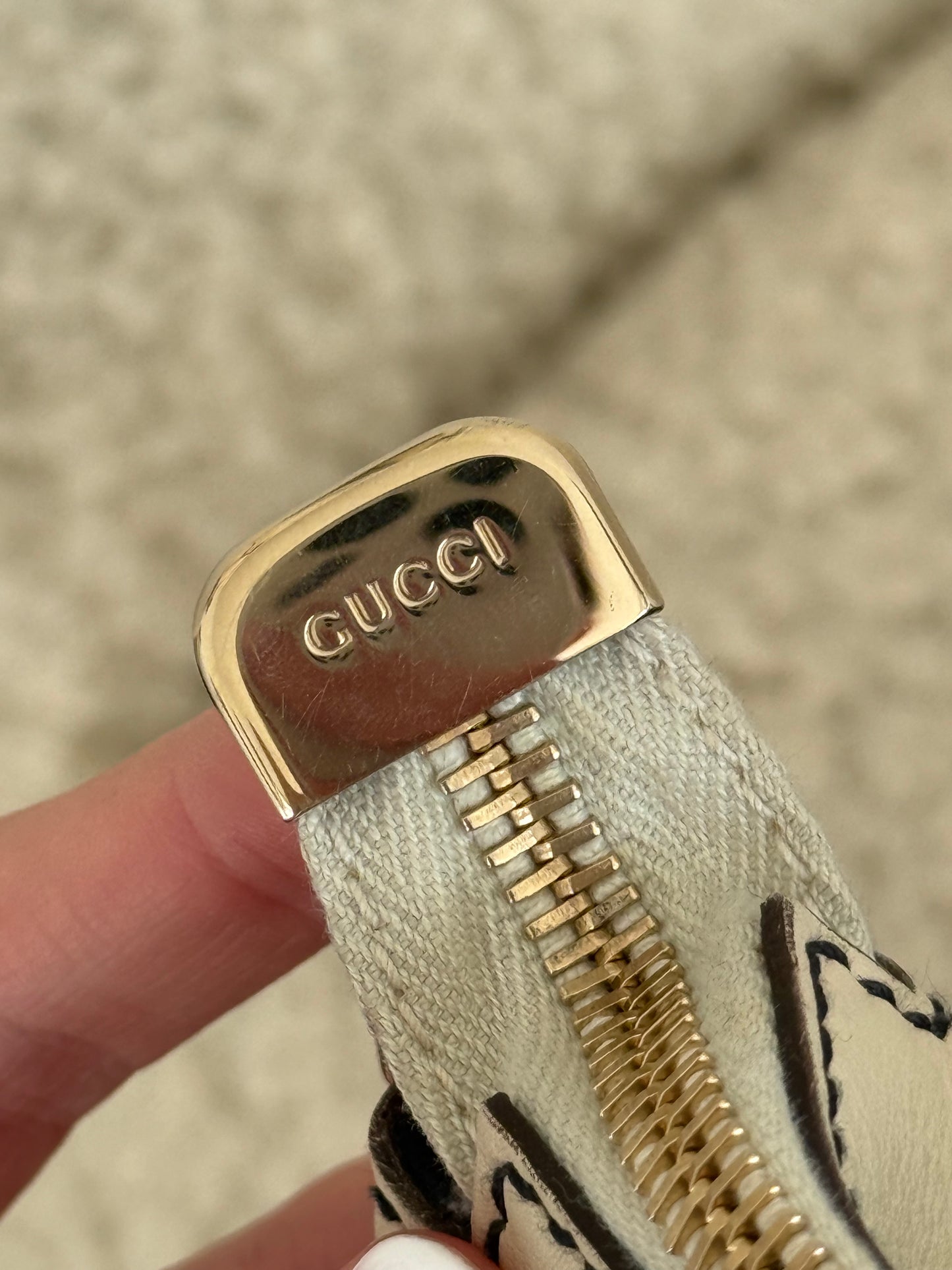 Gucci Script Logo Shoulder / Crossbody Bag