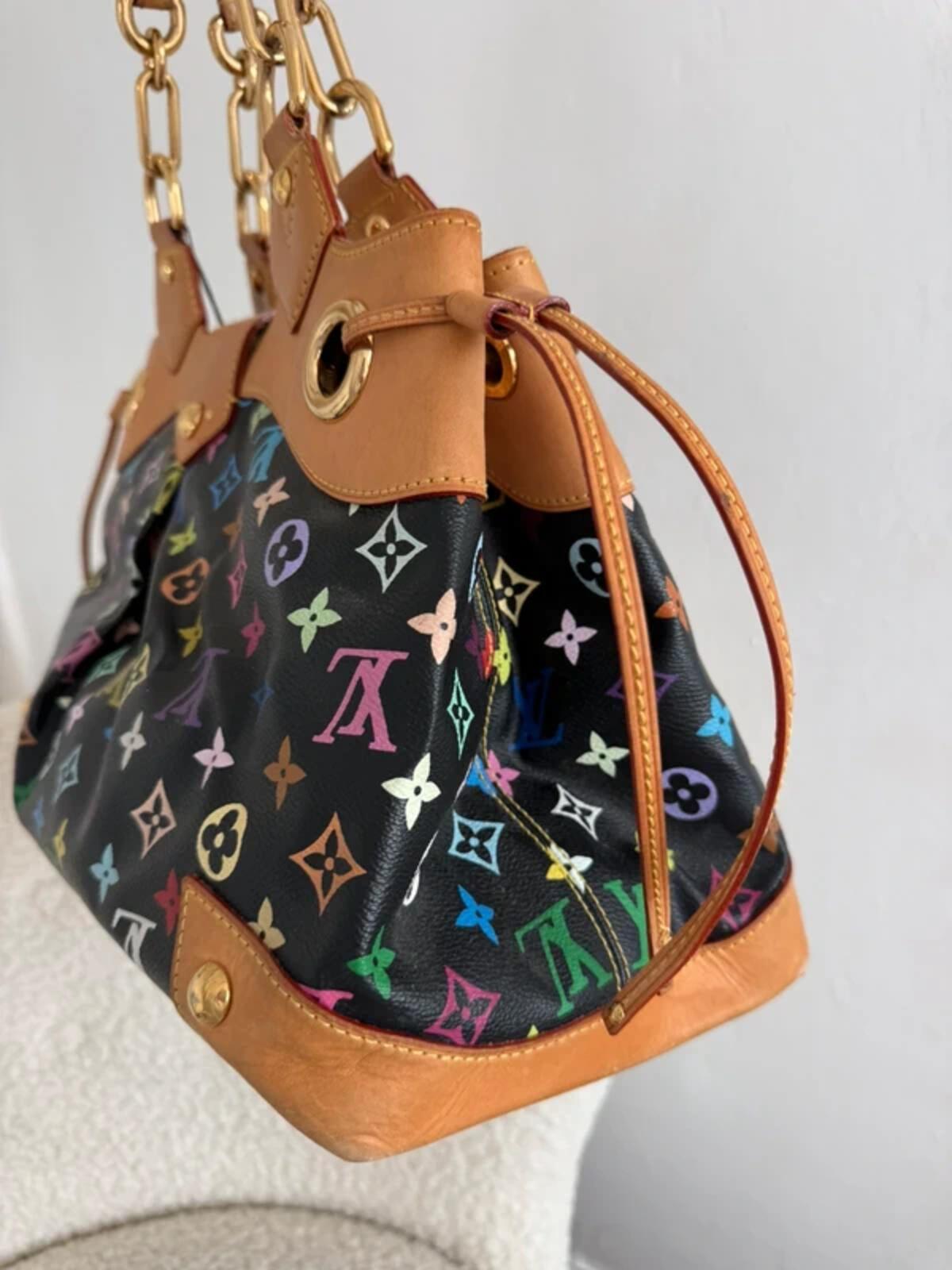 Louis Vuitton Monogram Multicolor Ursula Bag Black