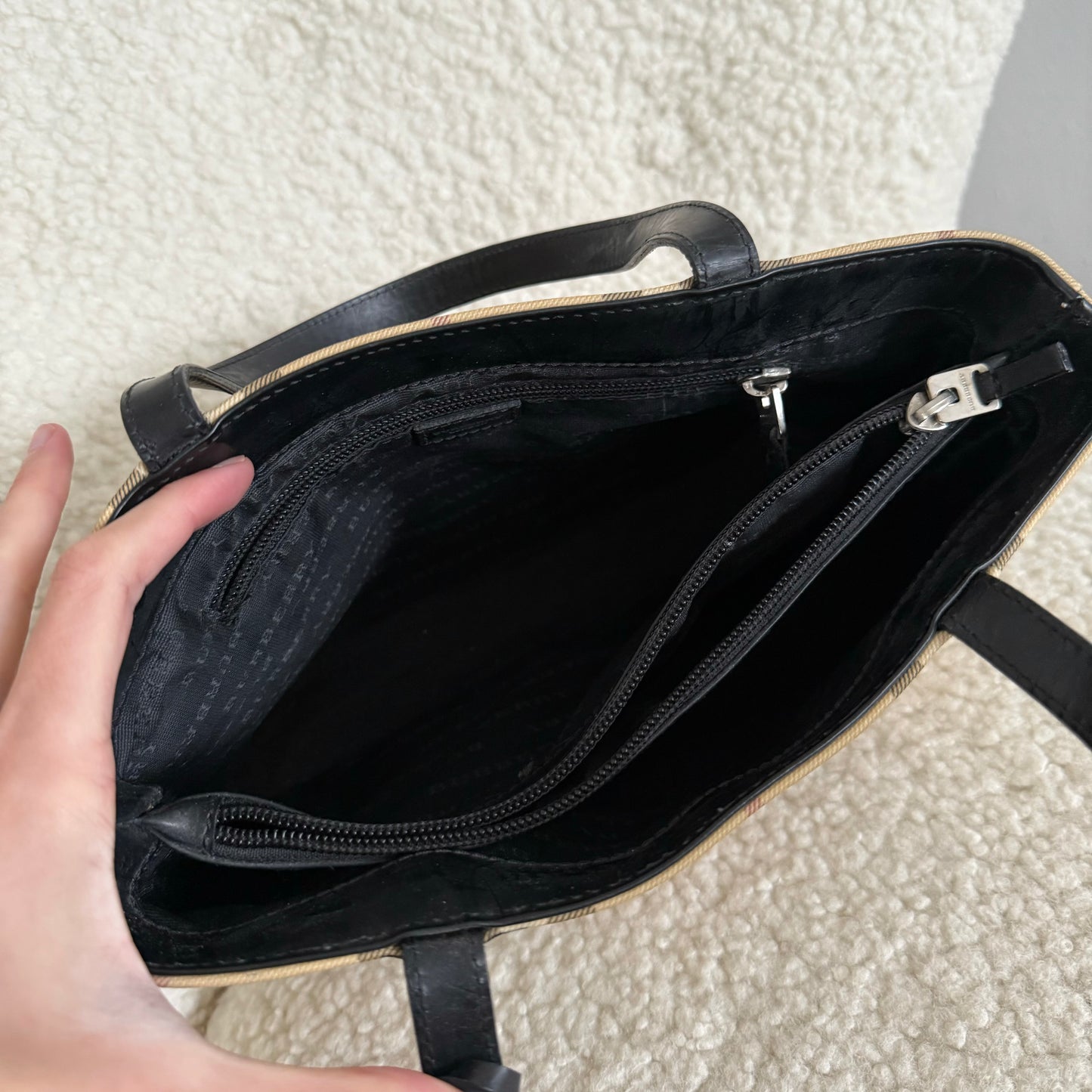 Black Gucci Monogram Shoulder