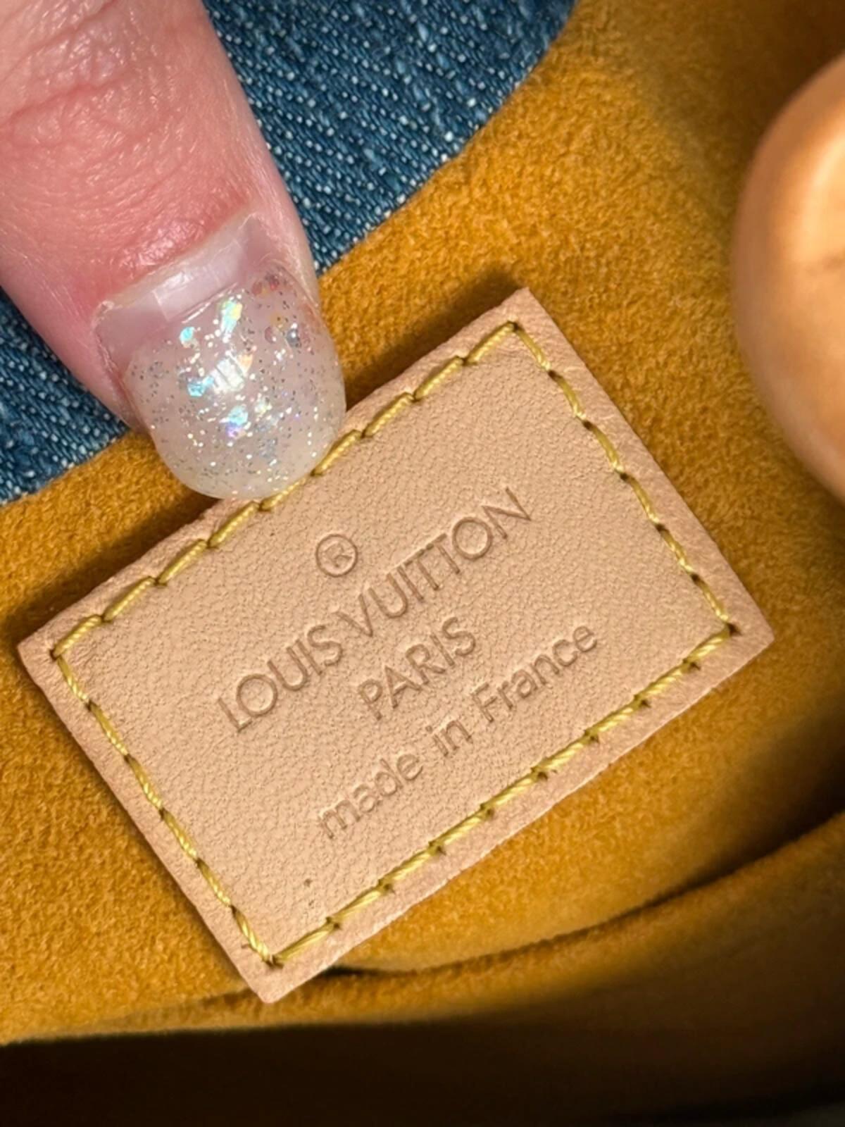 Louis Vuitton Monogram Denim Mini Pleaty Bag