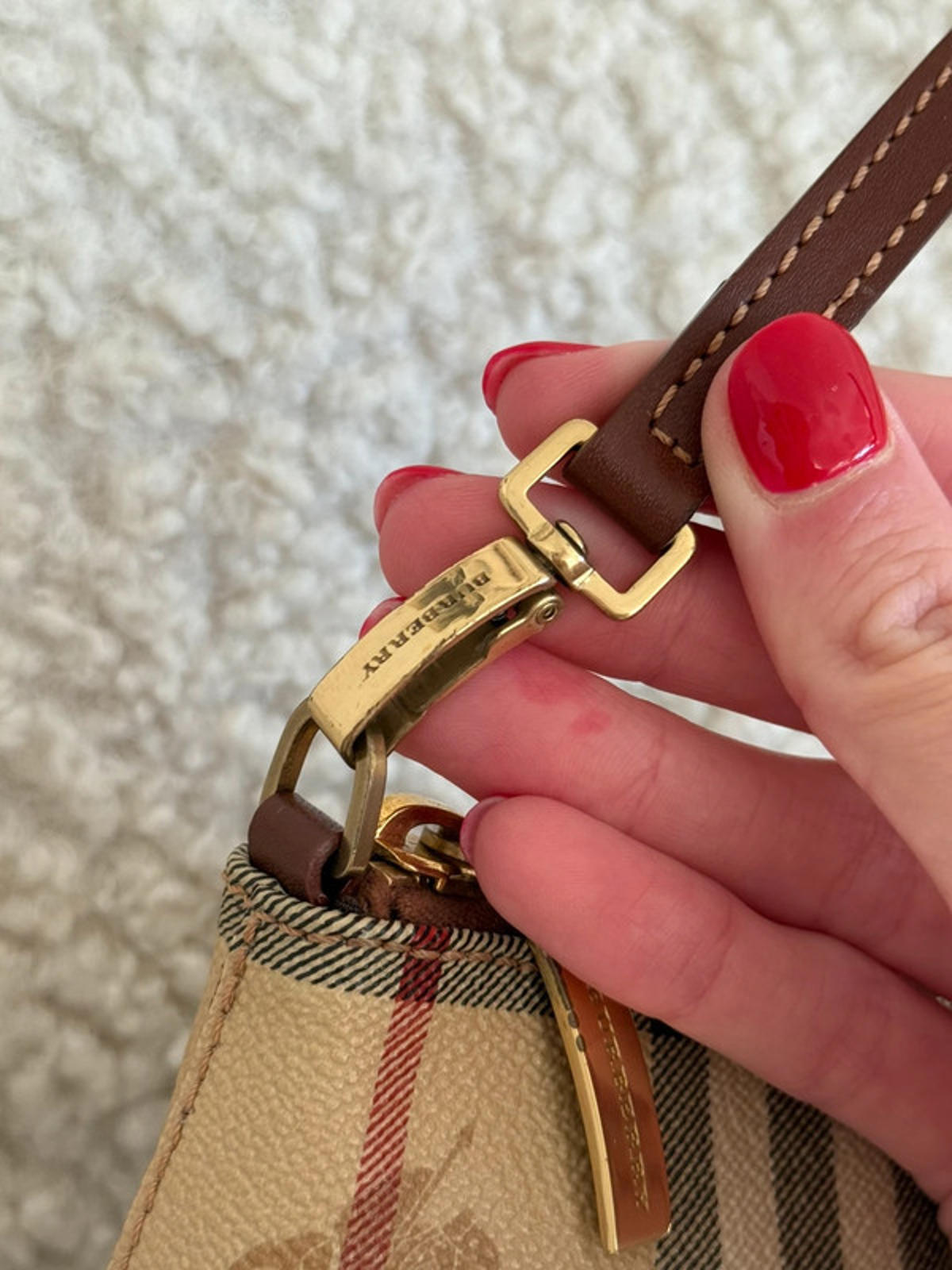 Burberry London Check small shoulder bag