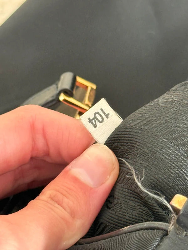 prada black nylon shoulder bag