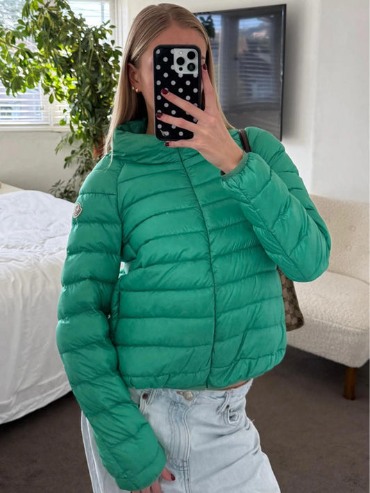 Moncler Annecy Giubbotto green down jacket